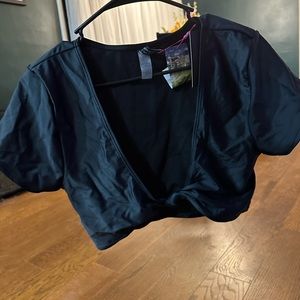 T-Shirt Style Bathing Suit Top